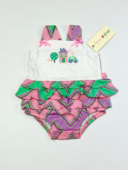 Ruffle romper brand new - Size 00