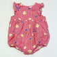 Striped floral romper - Size 00