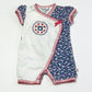 Floral corss-over romper - Size 00