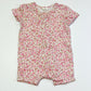 Floral zip romper - Size 00