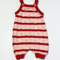 Striped knit romper - Size 00