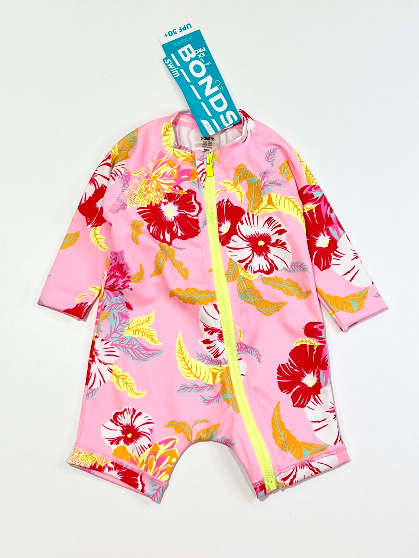 Floral zip swimsuit brand new - Size 000