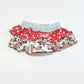 Floral ruffle nappy cover - Size 000