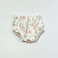 Floral jersey nappy cover - Size 000