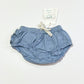 Blue ruffled nappy cover brand new - Size 000