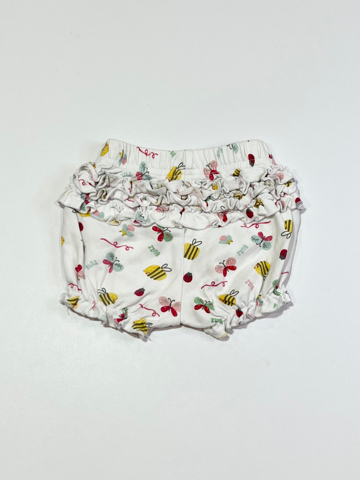 Insects ruffle shorts - Size 000