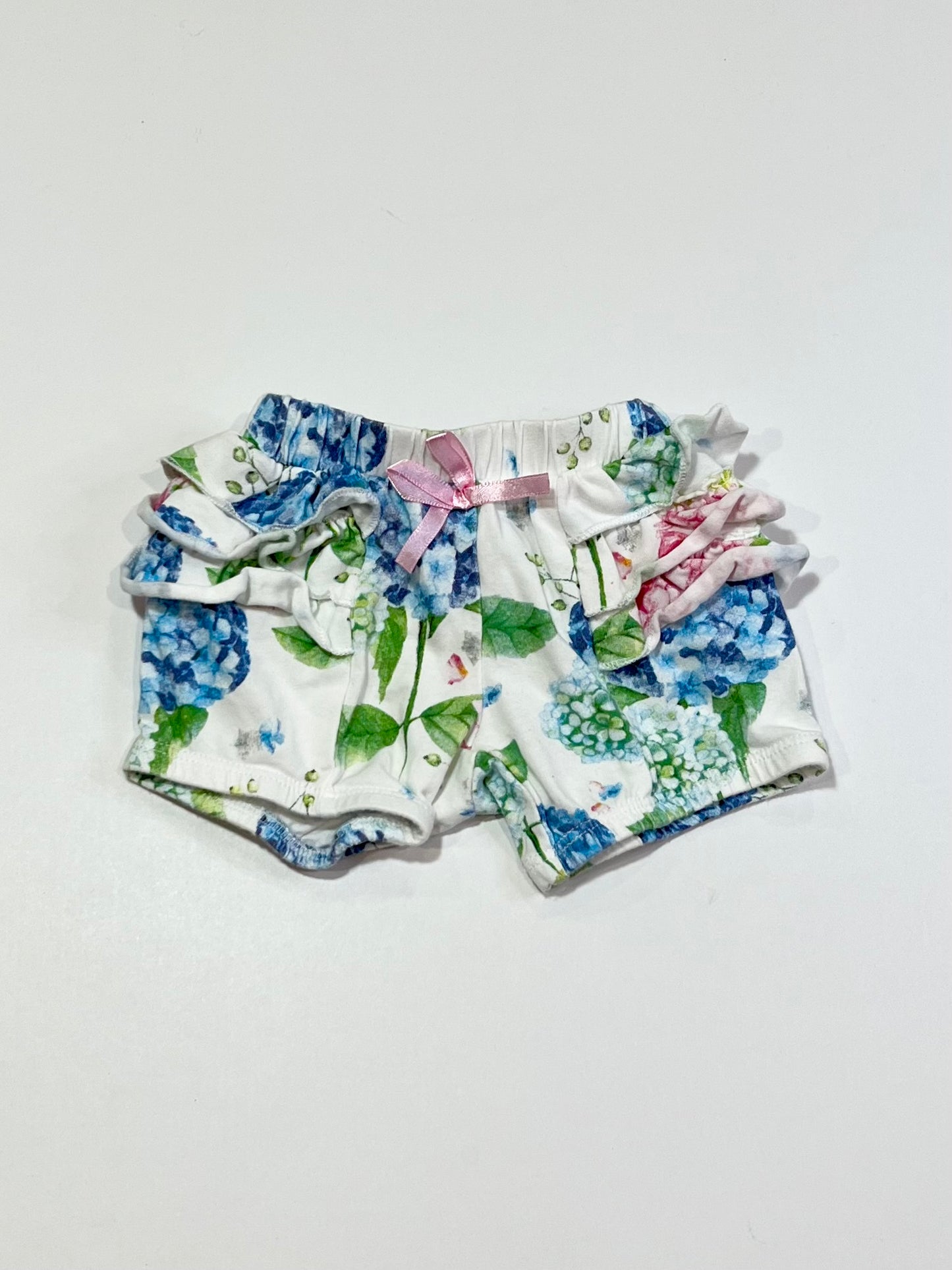 Floral ruffle shorts - Size 000