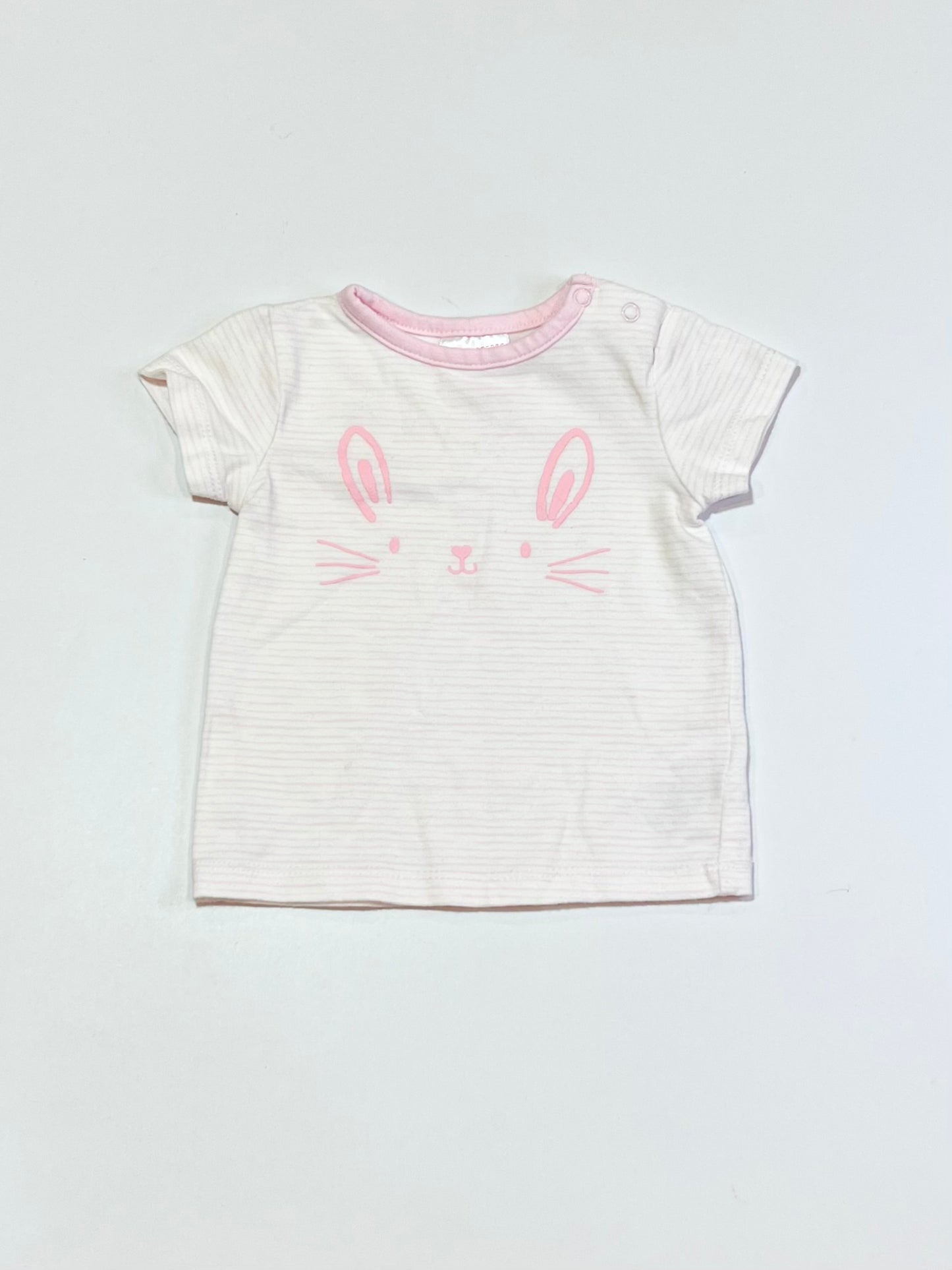 Striped bunny tee - Size 000