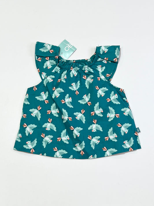 Green birds top brand new - Size 000