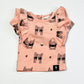 Pink ruffle tee - Size 000