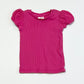 Pink ribbed tee - Size 000