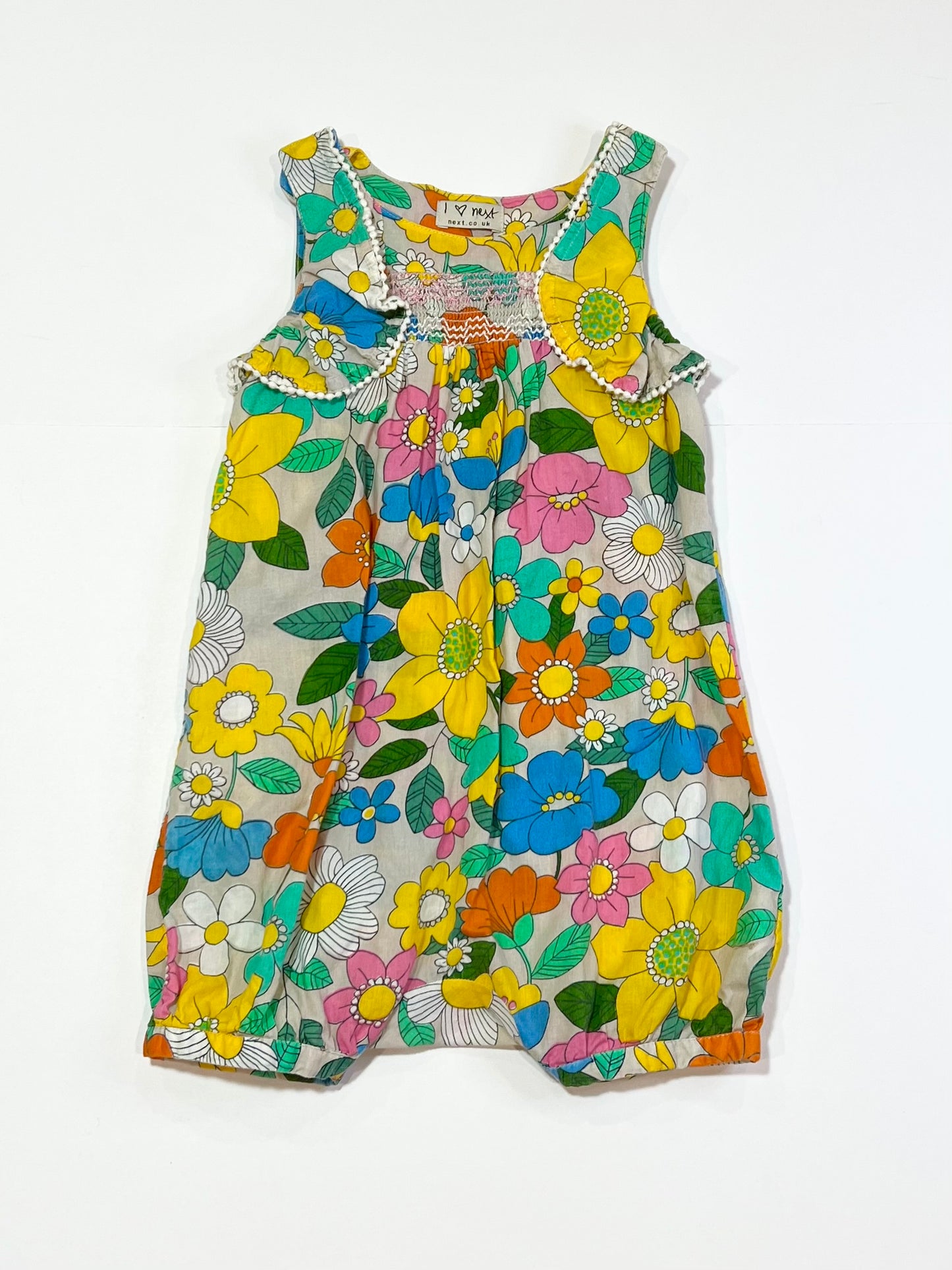 Floral romper - Size 1