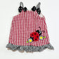 Gingham ladybug dress - Size 000