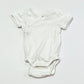 White cross-over bodysuit - Size 000