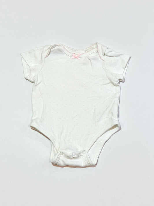 Pink spot bodysuit - Size 000