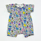Grey zip romper - Size 000