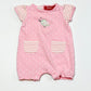 Pink bird romper - Size 000