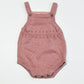 Pink knit romper - Size 000