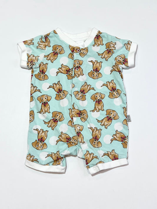 Puppy dog romper - Size 00