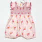 Smocked flamingo romper brand new - Size 000