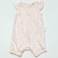 Pink floral romper - Size 000