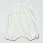 White spotty romper - Size 000