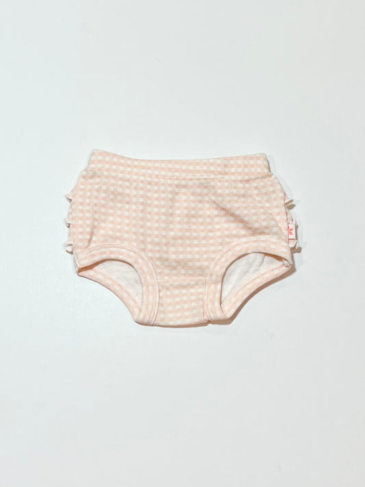 Ruffled nappy cover - Size 0000