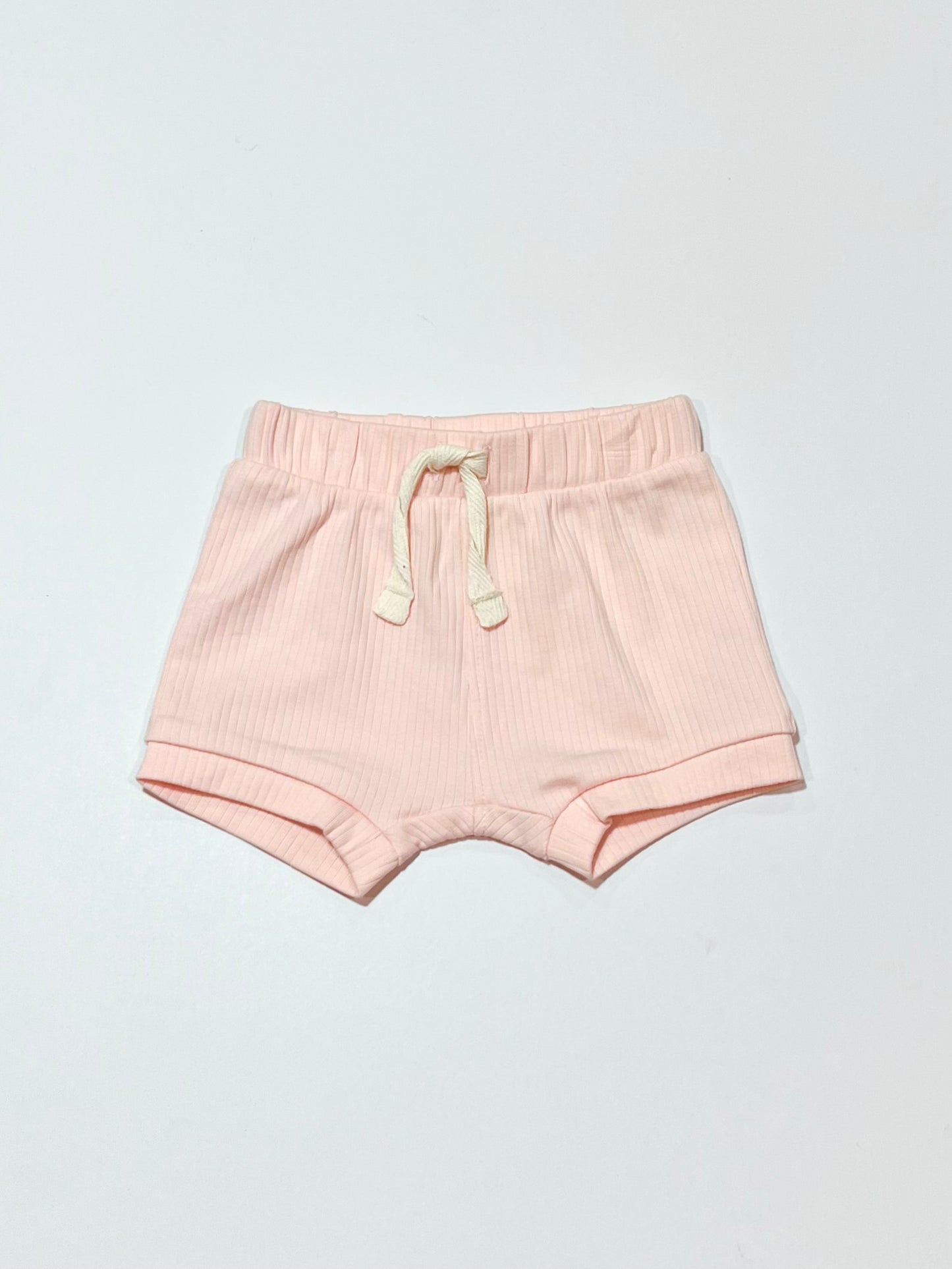 Pink ribbed shorts - Size 0000