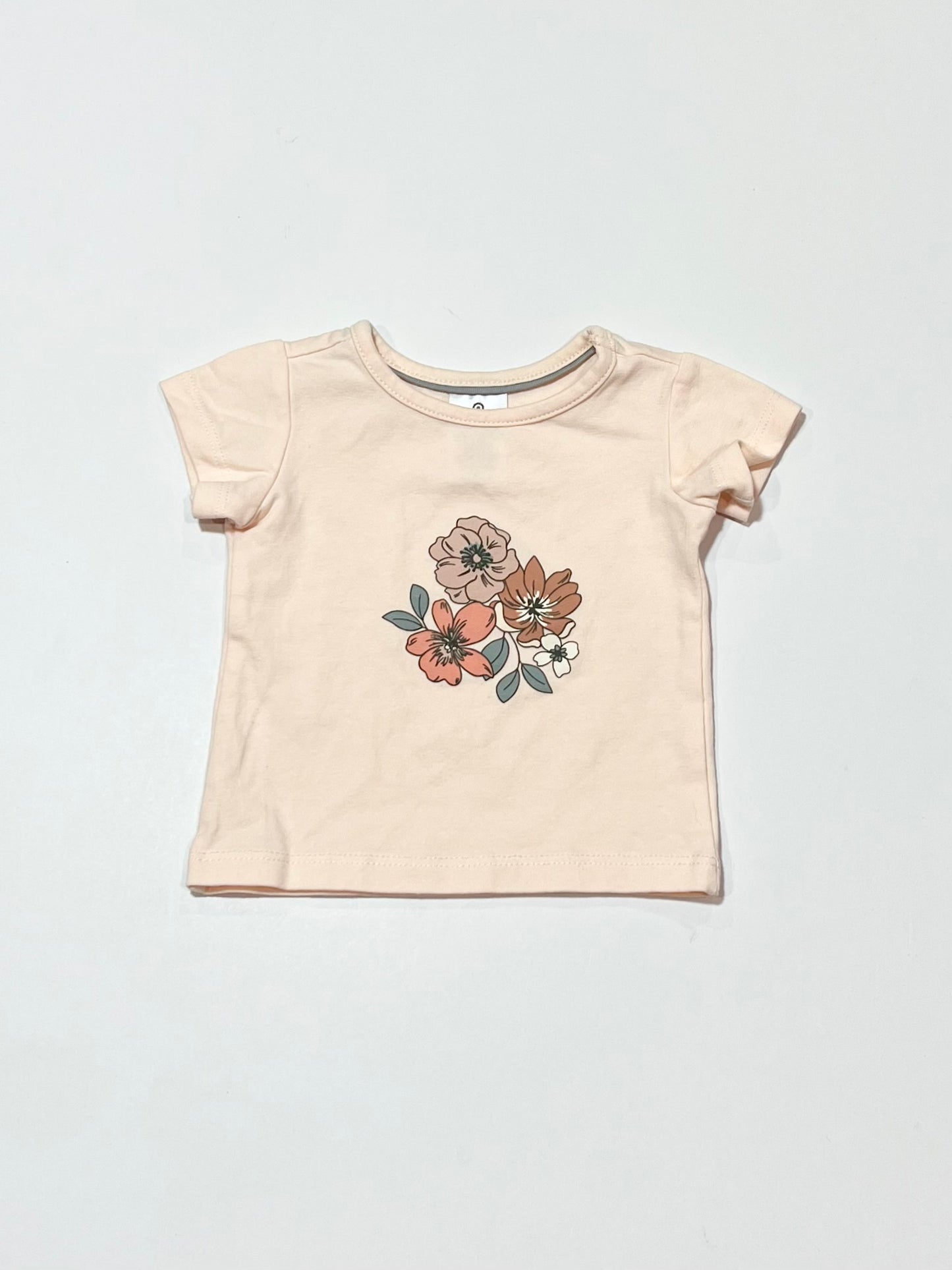 Pink floral tee - Size 0000