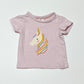 Pink unicorn tee - Size 0000