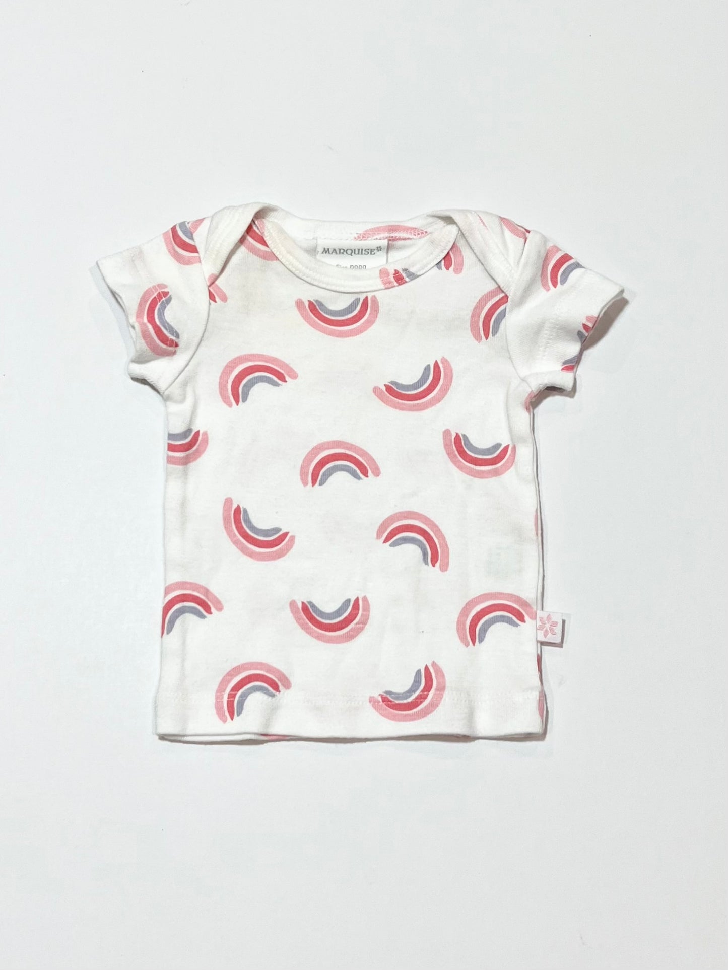 Ribbed rainbows tee - Size 0000