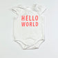 Hello world bodysuit - Size 0000