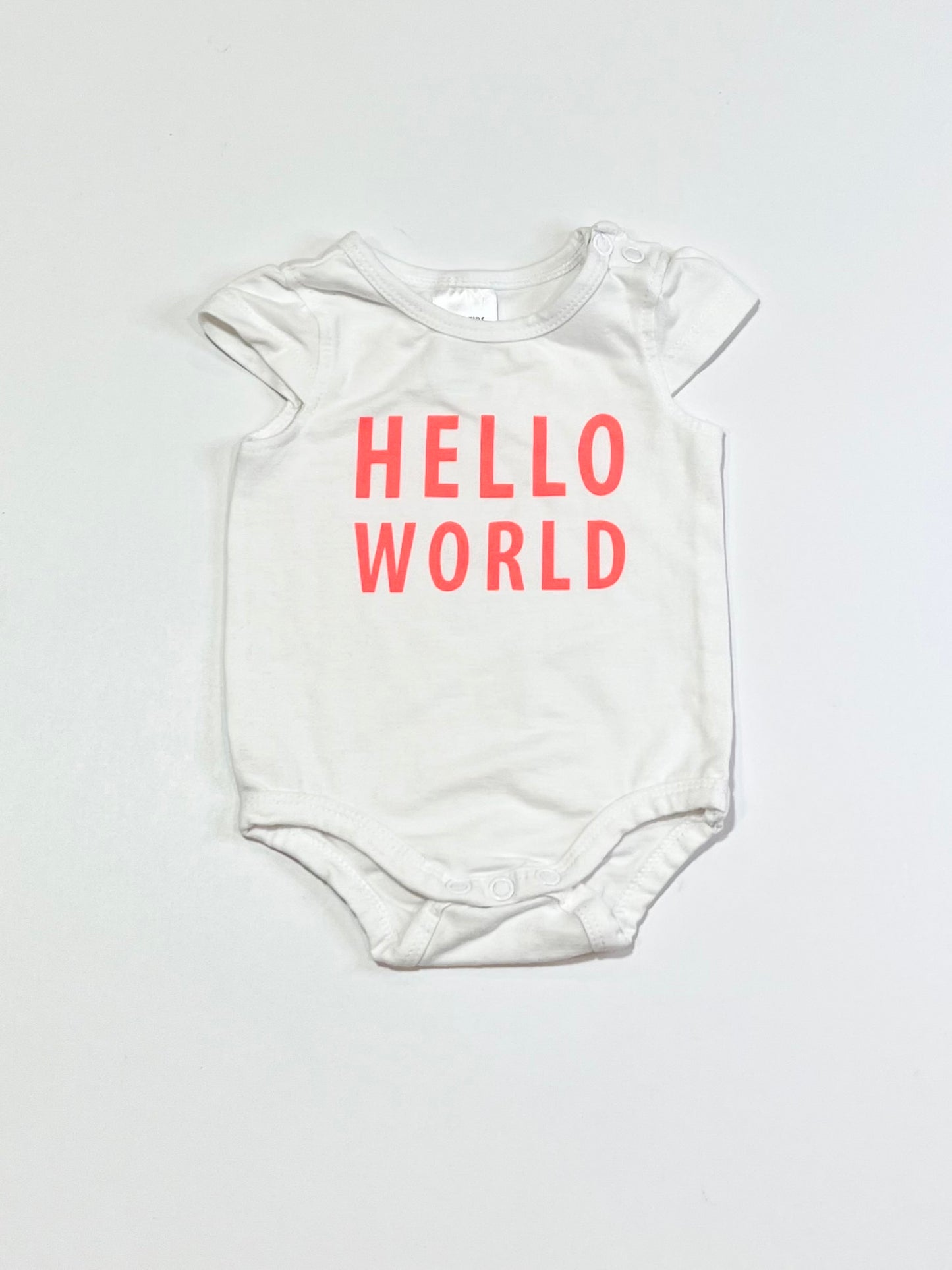 Hello world bodysuit - Size 0000