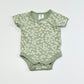Green floral bodysuit - Size 0000