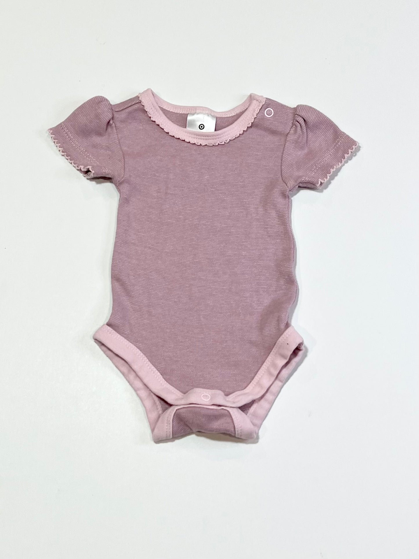 Pink striped bodysuit - Size 0000