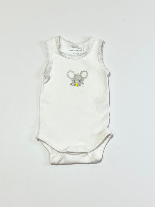 Grey mouse bodysuit - Size 0000