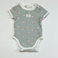 Grey flower bodysuit - Size 0000