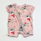 Christmas zip romper - Size 0000