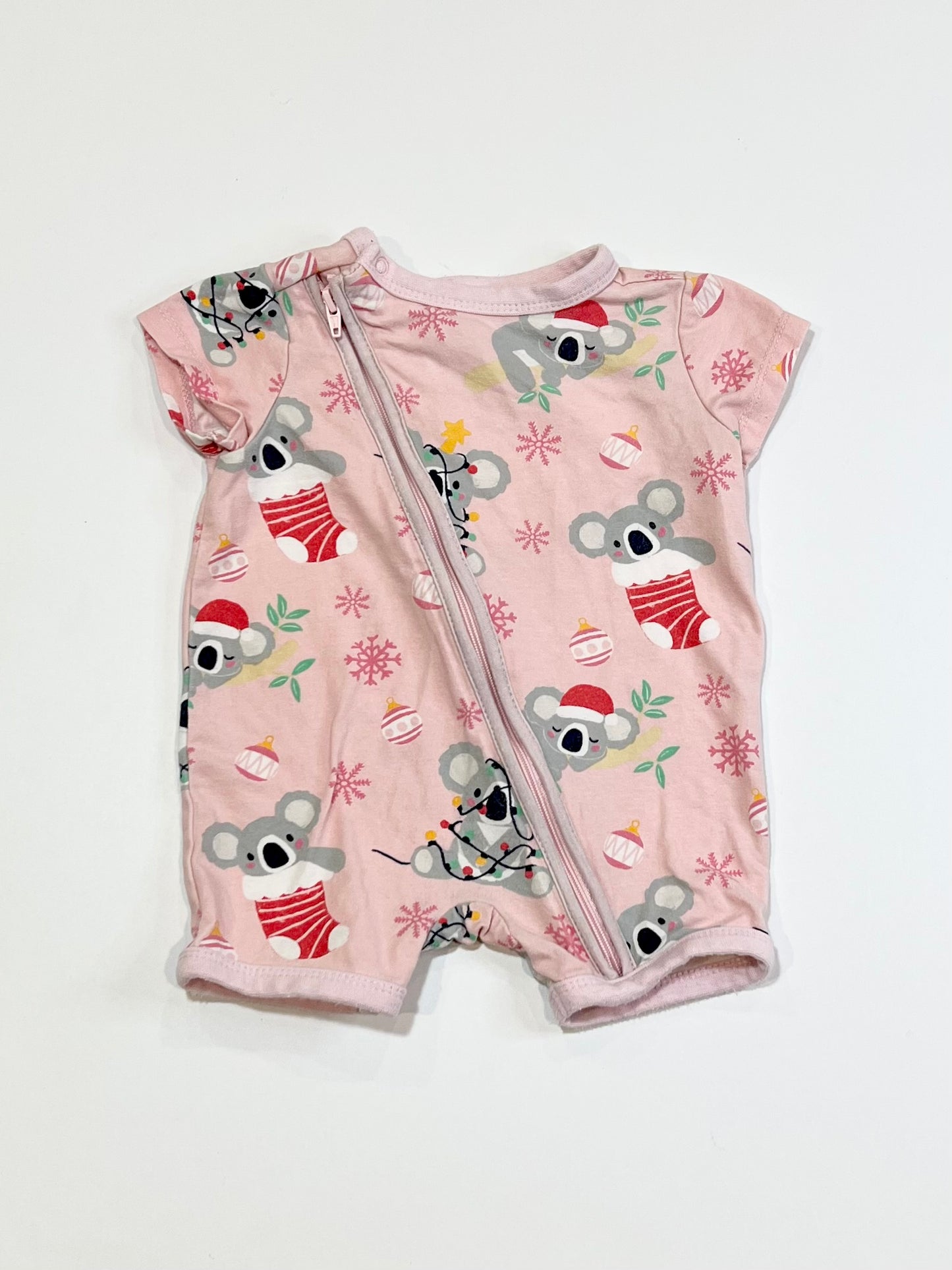 Christmas zip romper - Size 0000