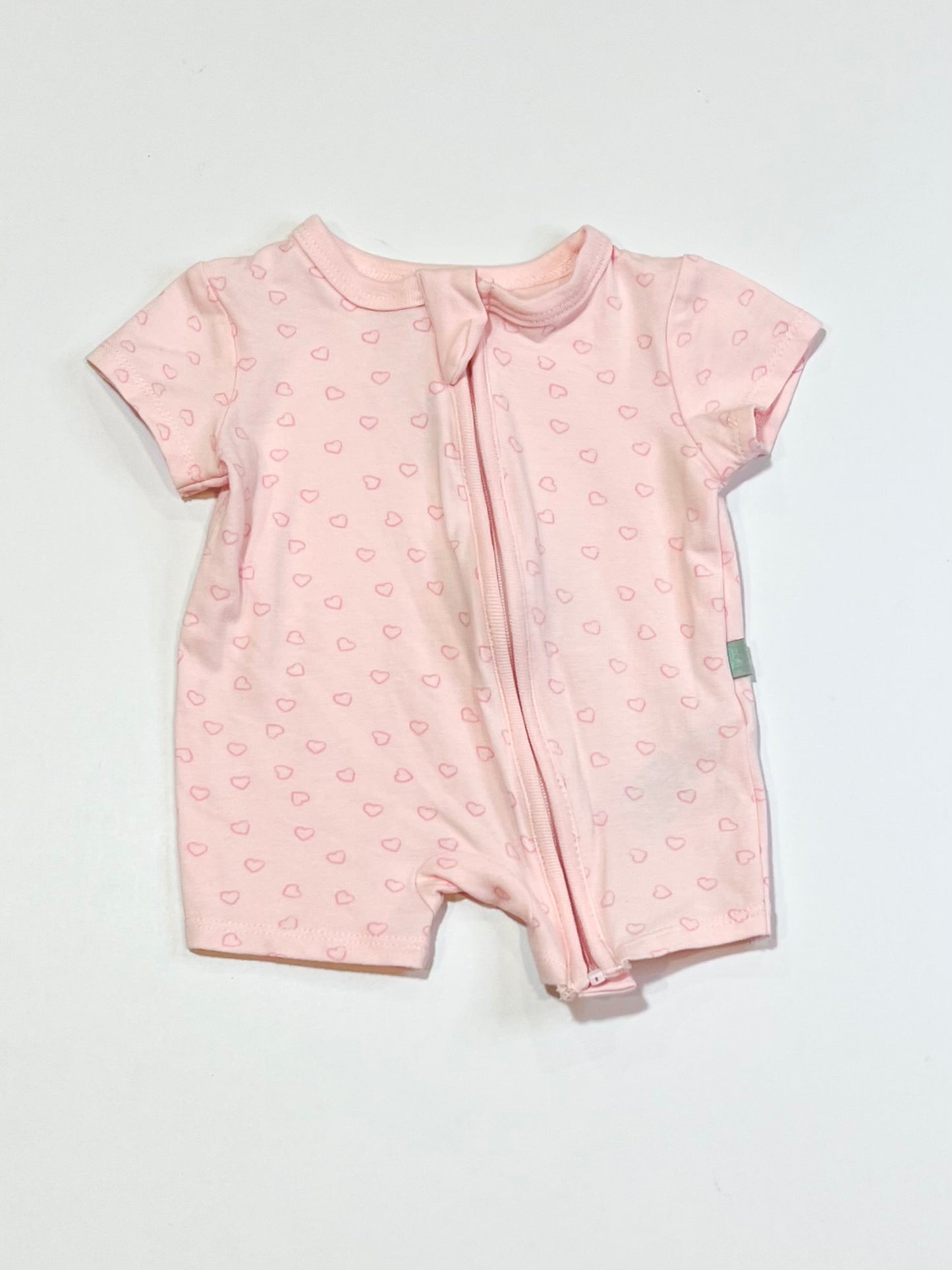 Hearts zip romper - Size 0000