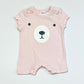 Pink bear romper - Size 0000