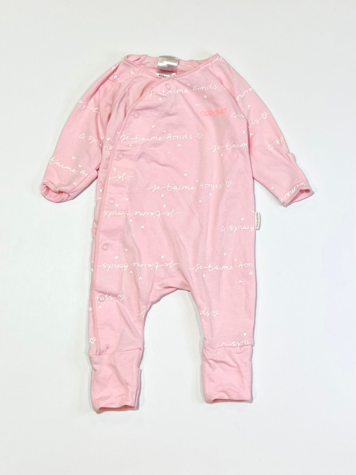 Pink Cosysuit - Size 0000