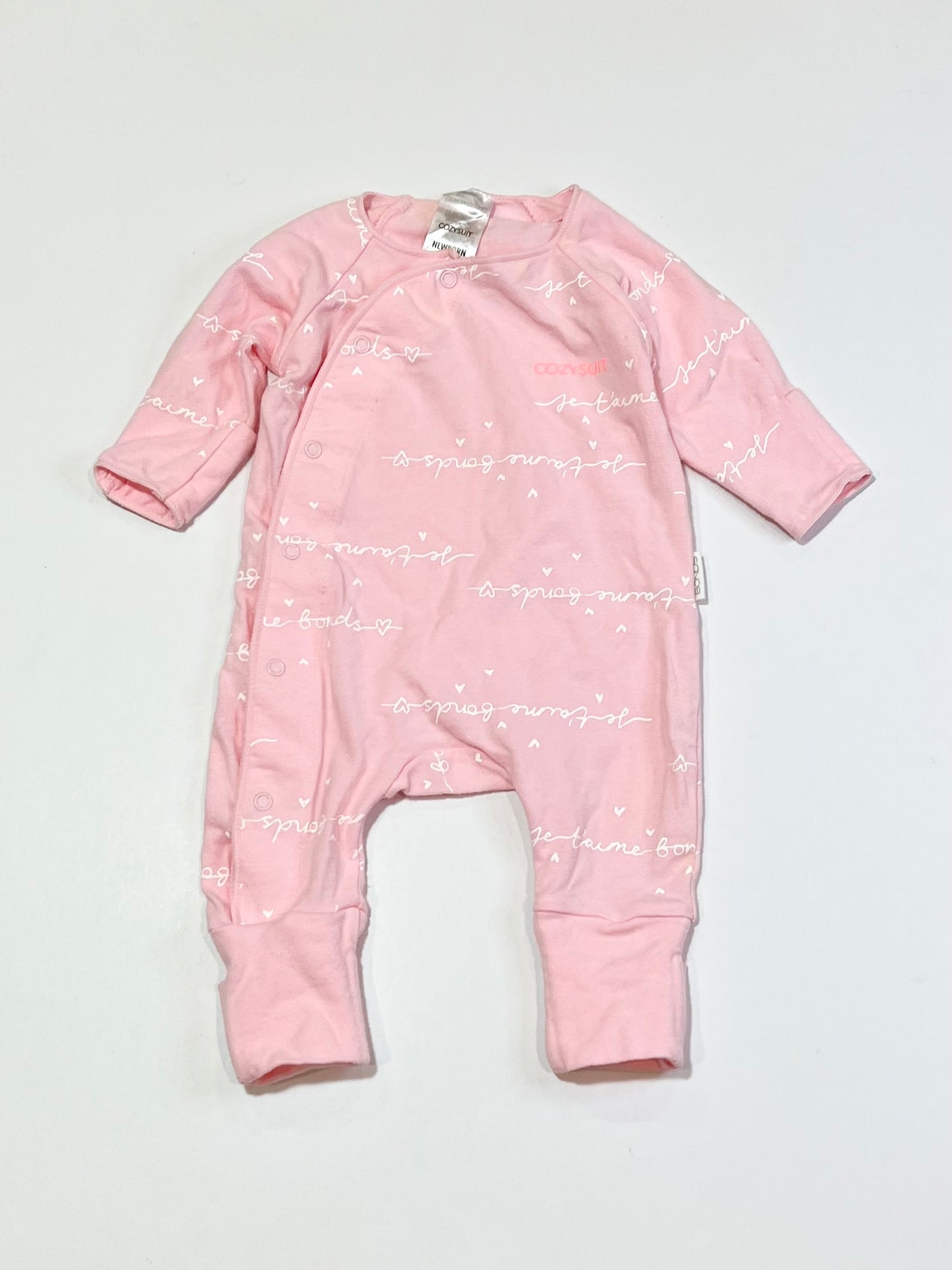Pink Cosysuit - Size 0000