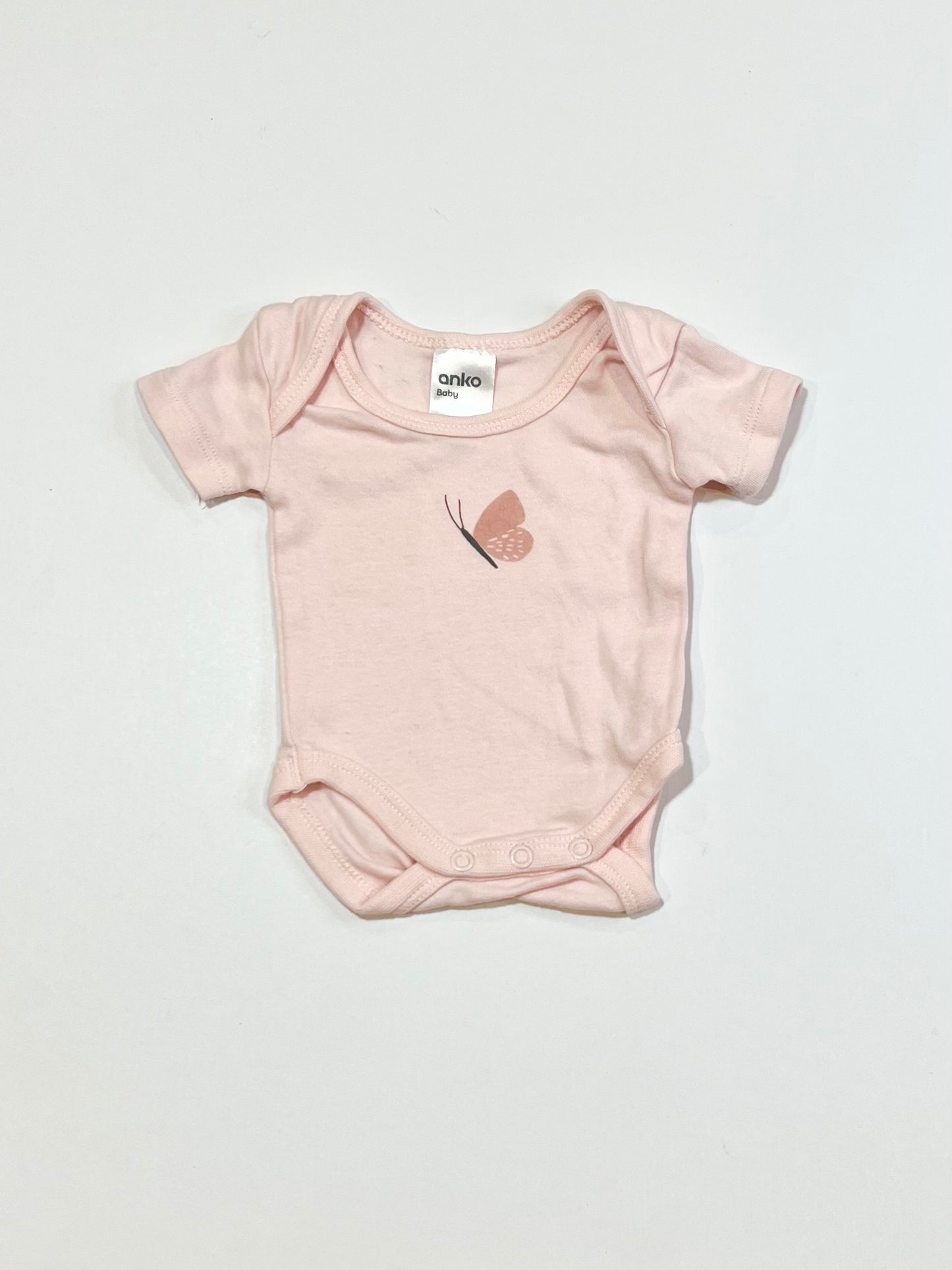 Pink butterfly bodysuit - Size 00000