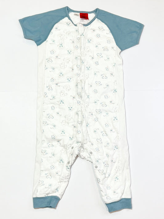 Bamboo sleep suit 0.6 Tog - Size 1-2 years