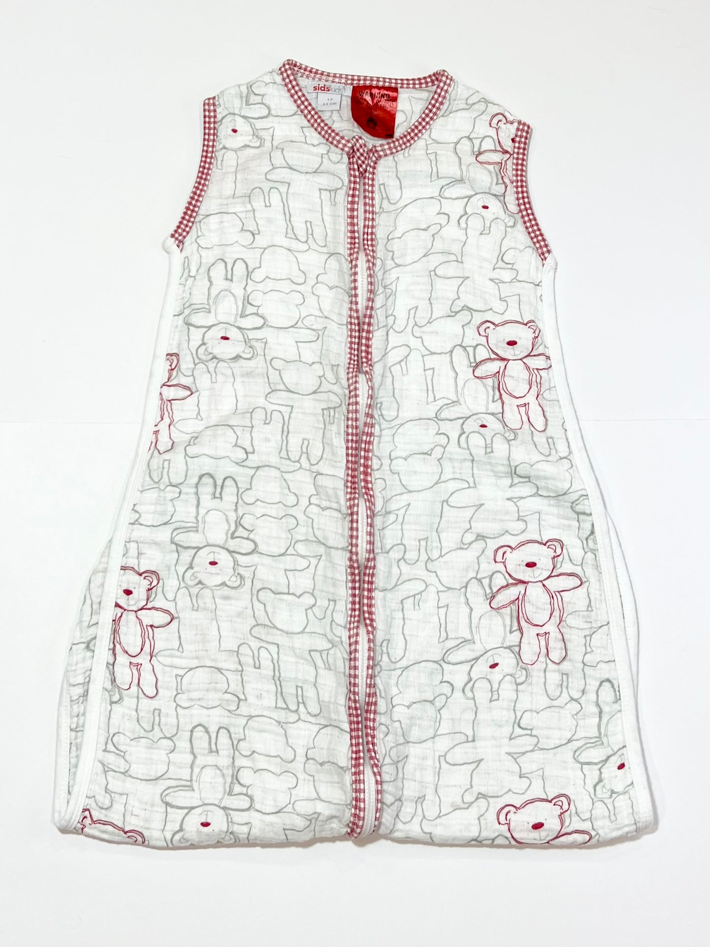 0.6 tog muslin sleeping bag - Size 1-2 years