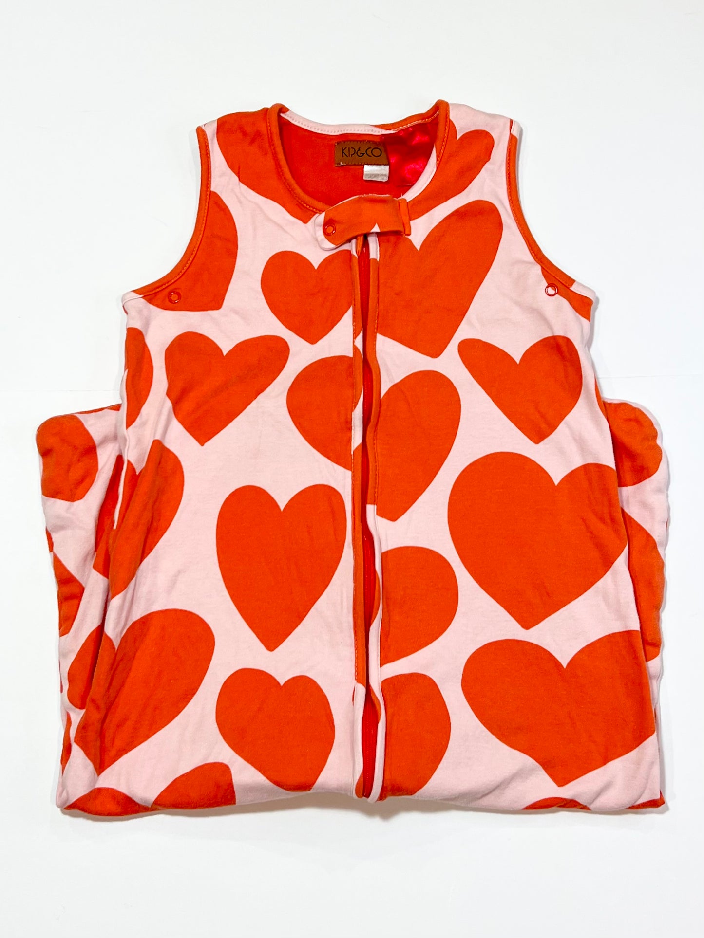 1.0 tog hearts sleeping bag - Size 12-24 months
