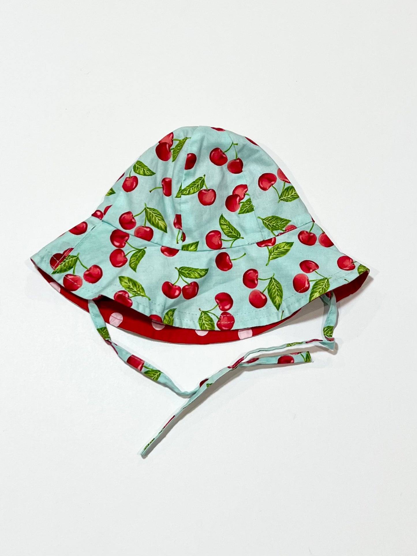 Cherries sun hat - Size 1-2 years