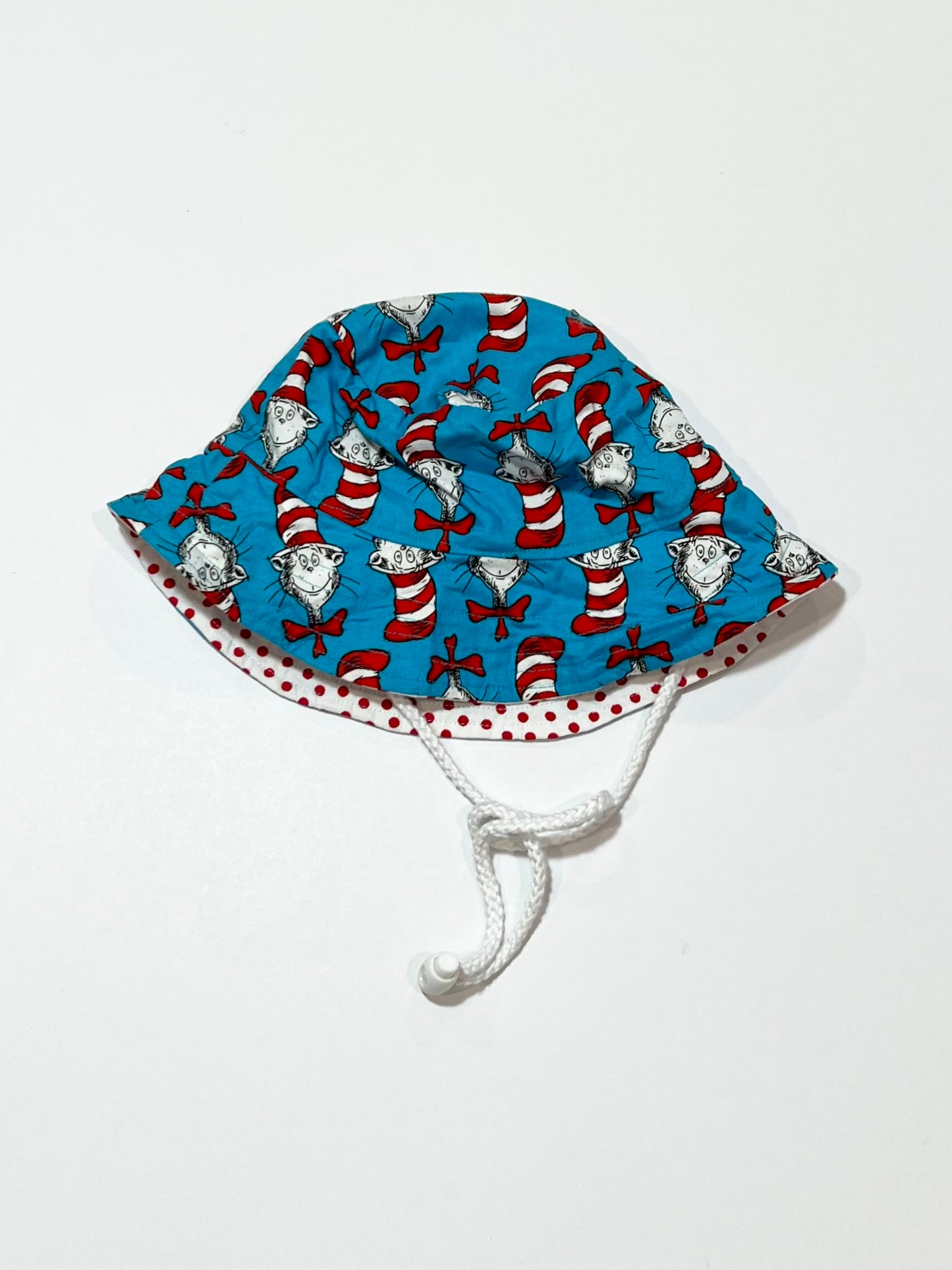 Cat in the Hat sun hat - Size 6-12 months