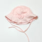 Pink floral sun hat - Size 3-6 months